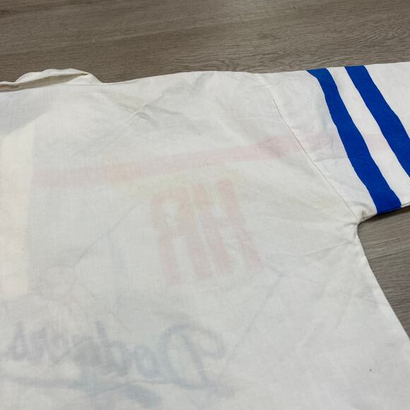 Rare Vintage 80s Cliff Engle MLB LA Dodgers Polo Shirt Men's Large Retro - Picture 14 of 15